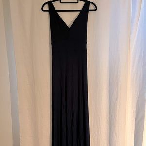 LOFT, maxi blue dress, M, NWT